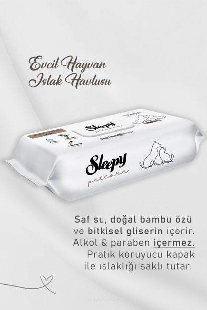7 AL 6 ÖDE Evcil Hayvan Islak Havlusu 60'lı ve Bebe Temizleme Pamuğu