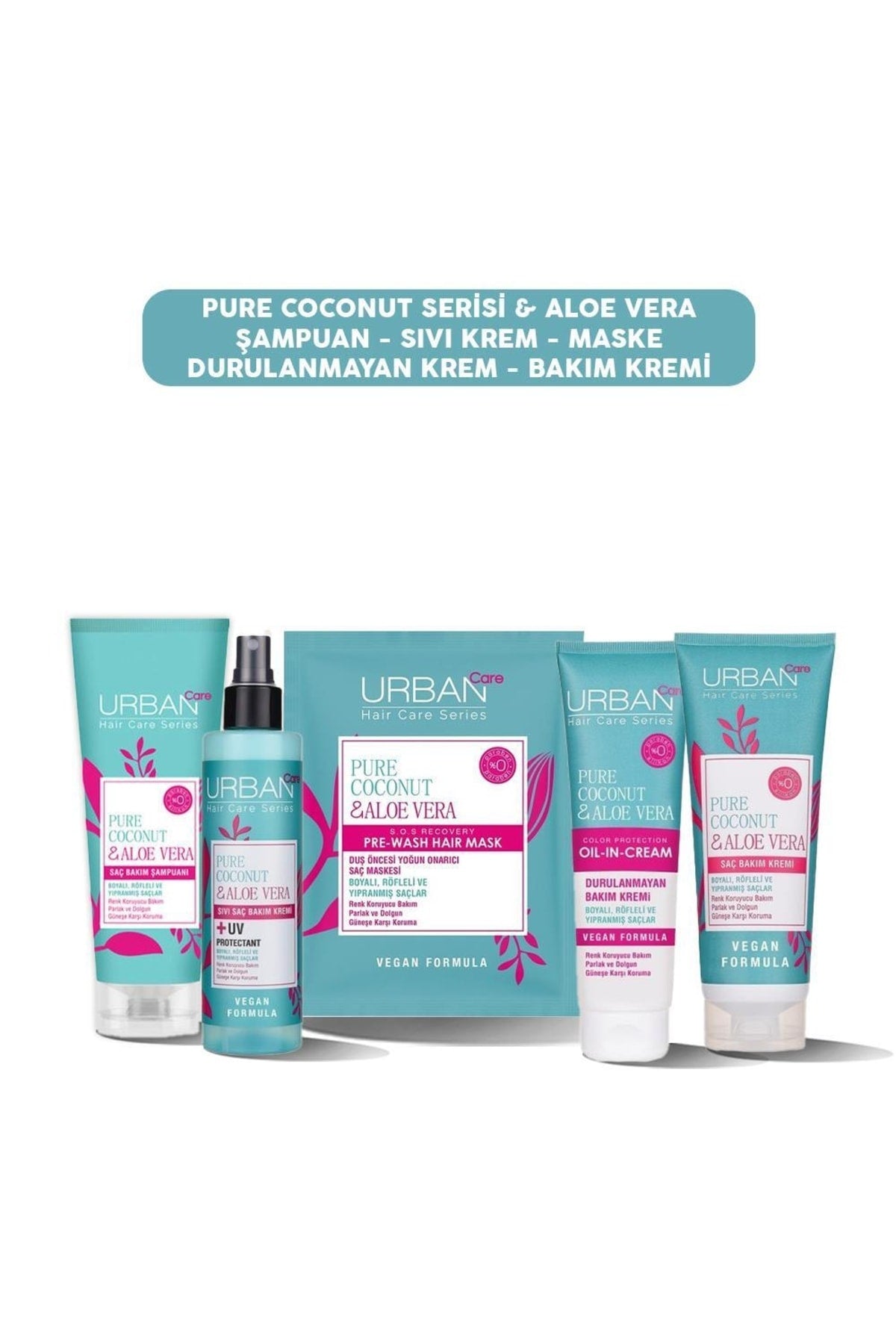 Pure Coconut & Aloe Vera Serisi Set