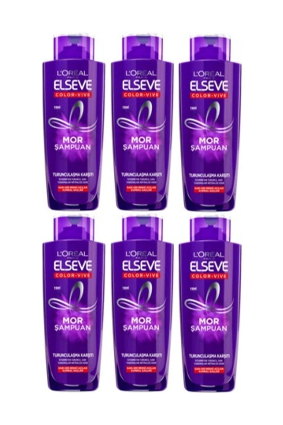 L'oréal Paris Turunculaşma Karşıtı Mor Şampuan 200ml X 6