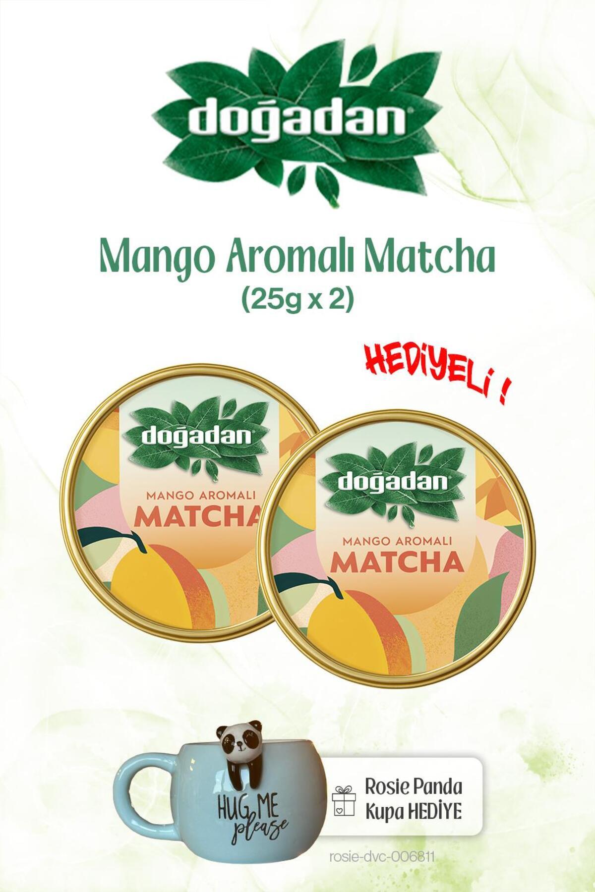 Mangolu x2 Matcha 25gr ve Panda Kupa