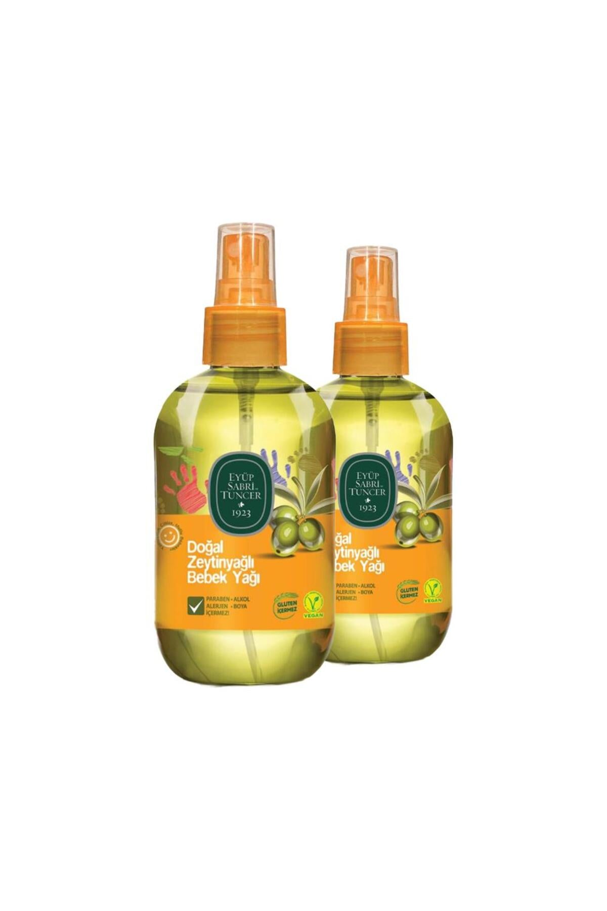 Doğal Zeytinyağlı Bebek Yağı 280 ml x 2