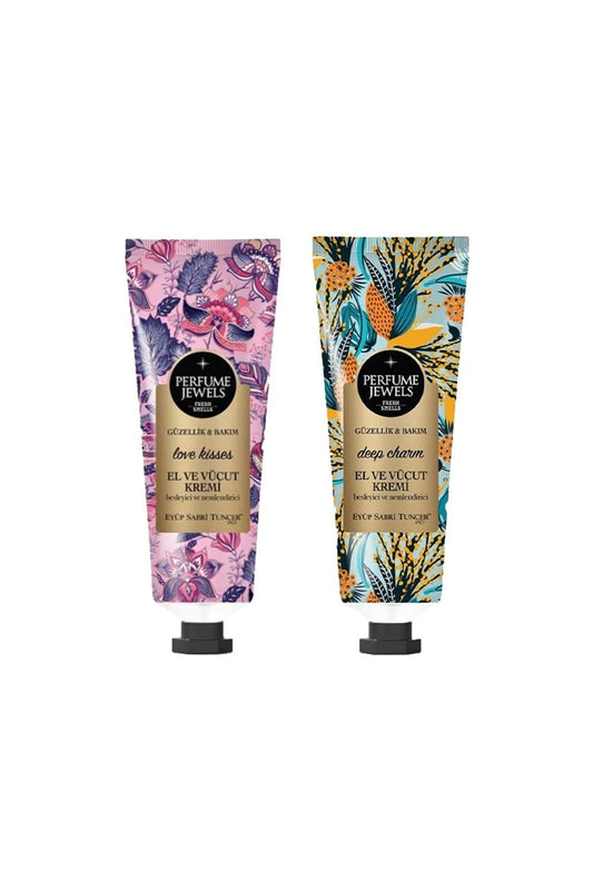Perfume Jewels Love Kisses ve Deep Charm El Kremi 50ML