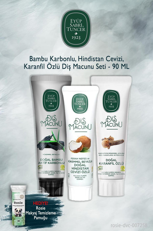 X3 Bambu, Hindistan Cevizi, Karanfil Diş Macunu, Rosie
