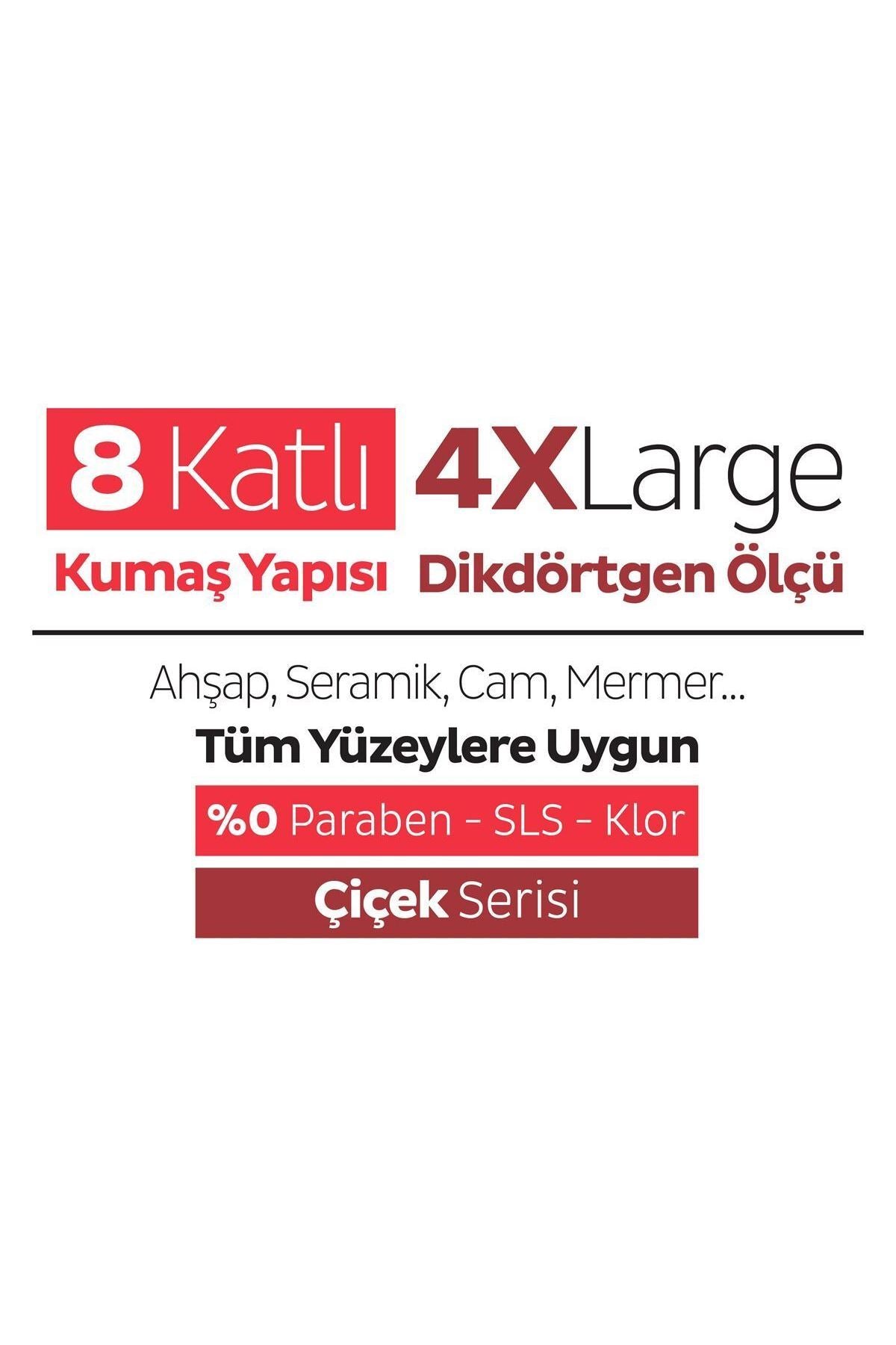 Easy Clean Kiraz Çiçeği Mopa Uyumlu Yer Temizlik Havlusu&mendili 3x20 (60 YAPRAK)