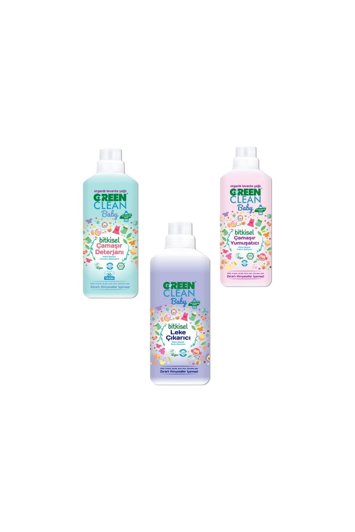 Baby Çamaşır Yumuşatıcısı, Deterjanı ve Leke Çıkarıcı 1 lt