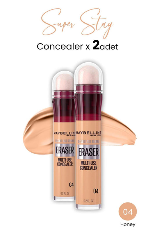 Eraser Multi Use Concealer 04 Honey X 2 Adet