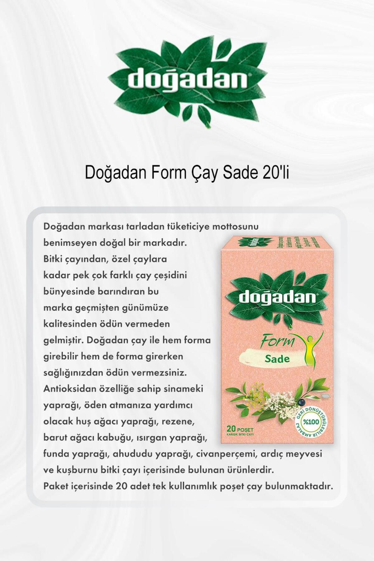 Form Çay Sade 20'li X 5 ve Rosıe Pamuk