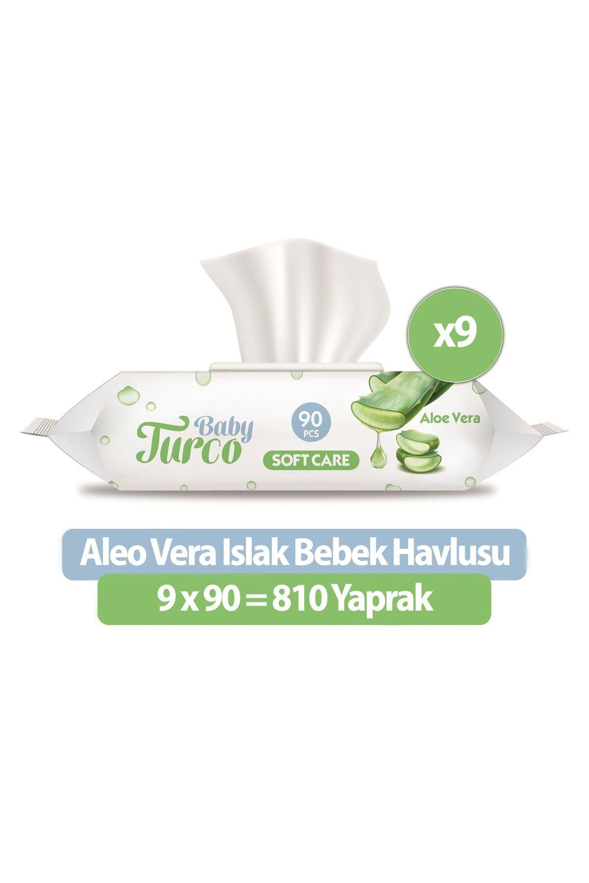 Softcare Aloea Vera Islak Havlu Mendil 90x9 810 Yaprak
