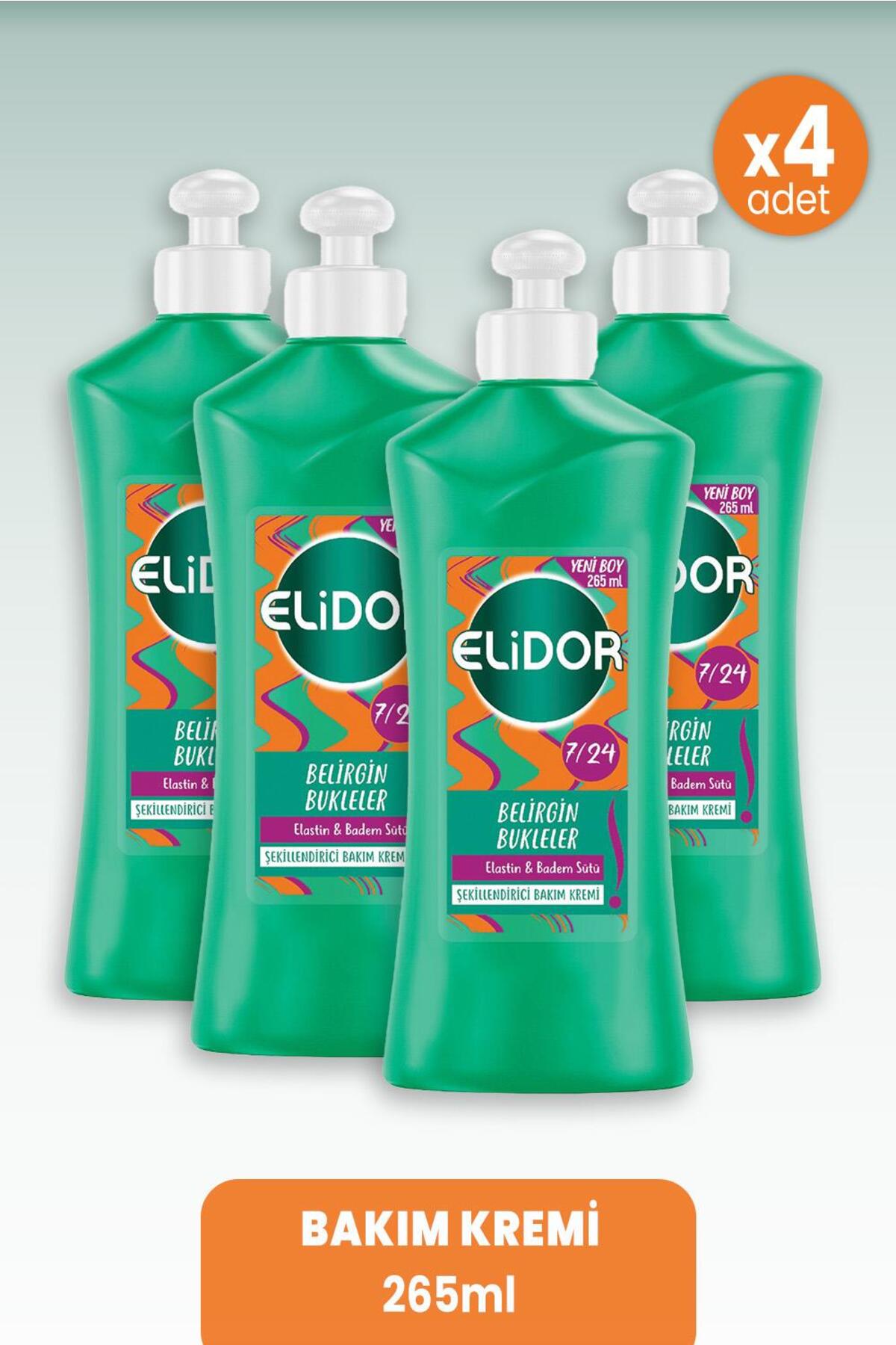 Bakım Kremi Belirgin Bukleler Elastin & Badem Sütü 265 ml x 4 Adet