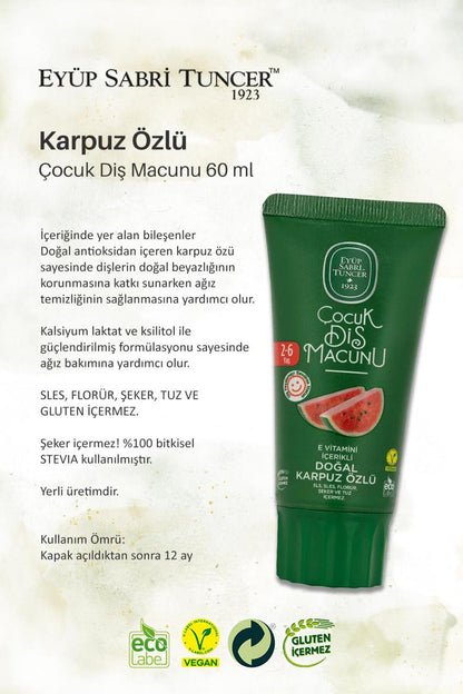 EST Karpuz ve Ananas Özlü Çocuk Diş Macunu 60 ml, ROSIE