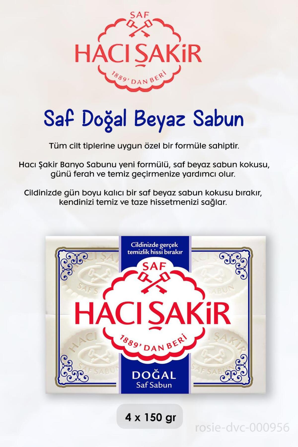 Hassasiyete Çözüm Diş Macunu 75 ml, H. Şakir Saf Doğal Sabun 4 x 150 gr ve ROSIE