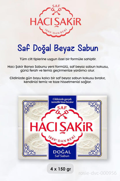 Hassasiyete Çözüm Diş Macunu 75 ml, H. Şakir Saf Doğal Sabun 4 x 150 gr ve ROSIE