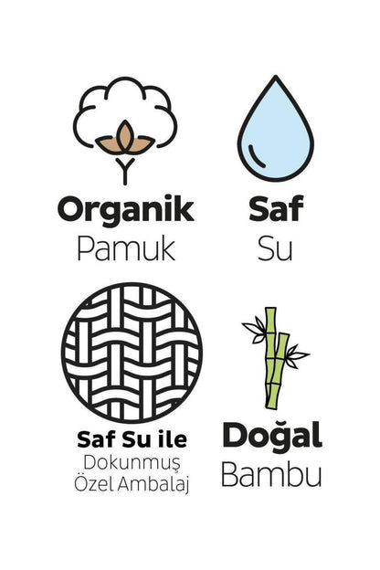Natural Islak Bebek Havlusu 7 Al 6 Öde Rosie Hediyeli
