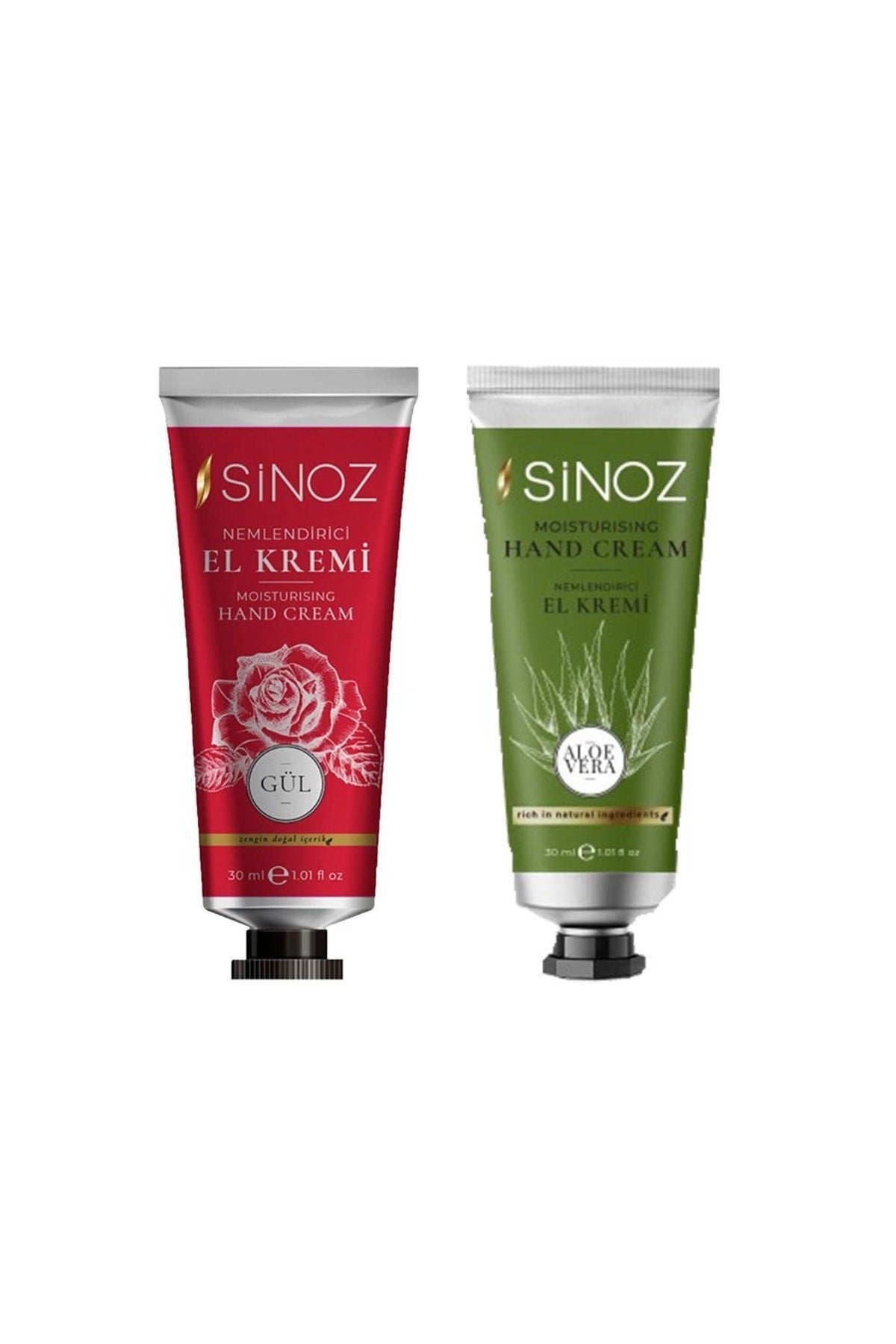 Nemlendirici El Kremi Gül Ve Aloe Vera 30 Ml