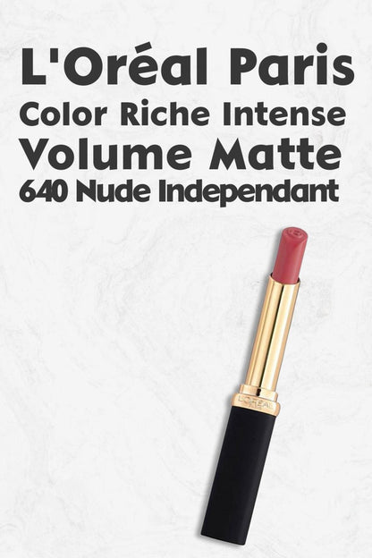 Loreal Paris Color Riche Intense Volume Matte - 640 Nude Independant