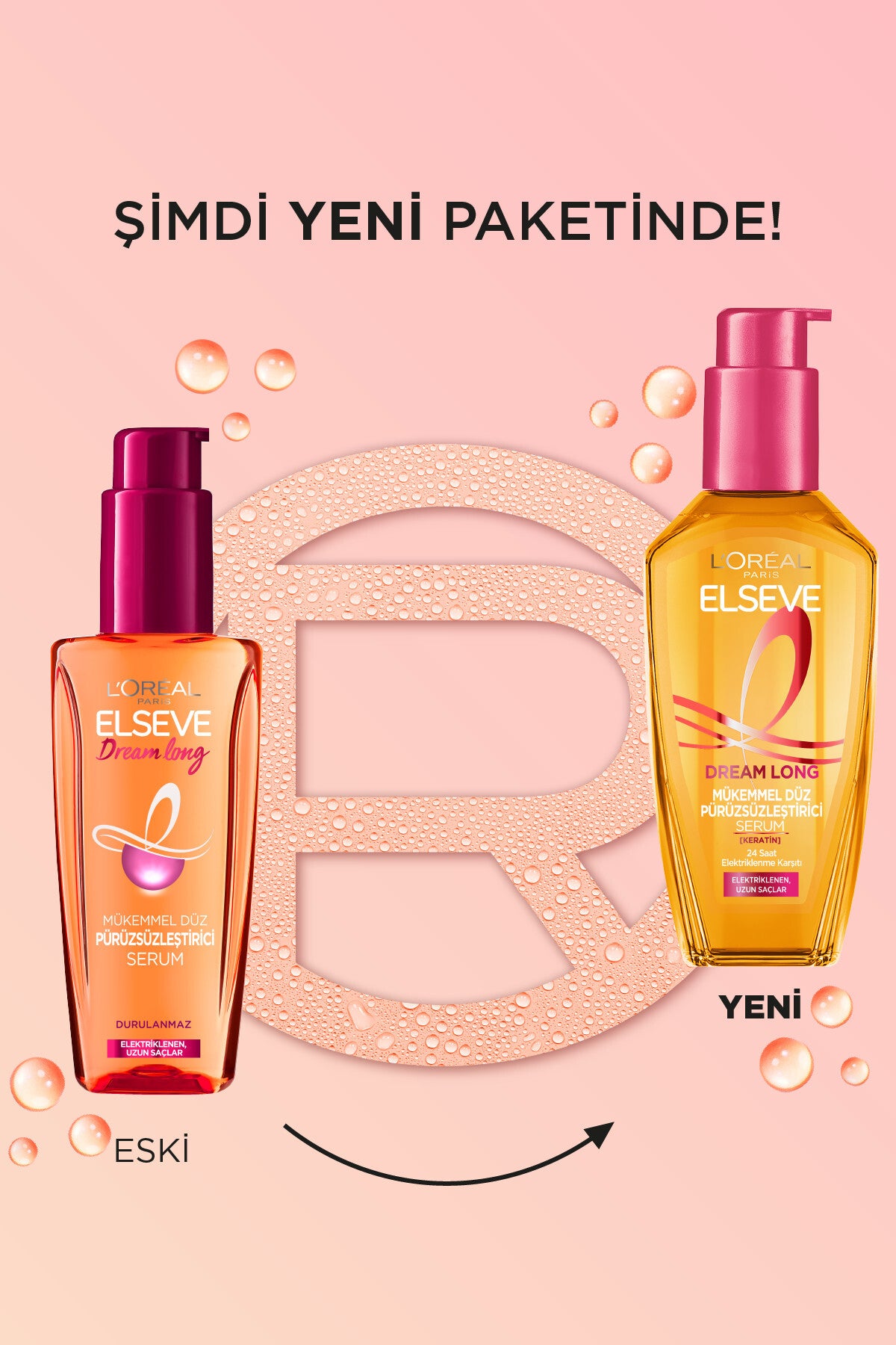 Dream Long Elektriklenen Yıpranmış Saçlara Mükemmel Düz Isı Koruyucu Pürüzsüzleştirici Serum 100ml