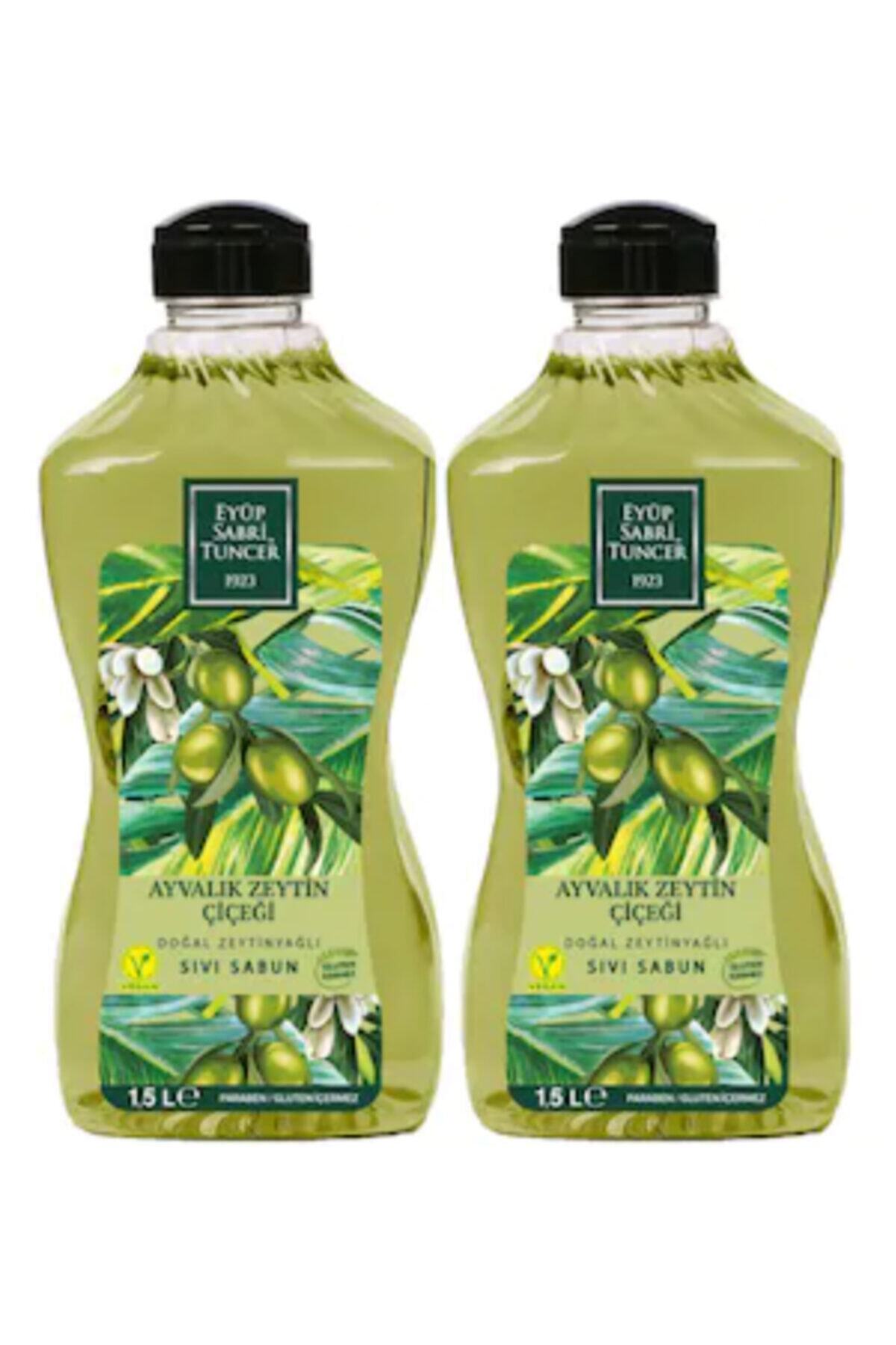 Doğal Zeytinyağlı Sıvı Sabun Ayvalık Zeytin Çiçeği 1500 ML x 2