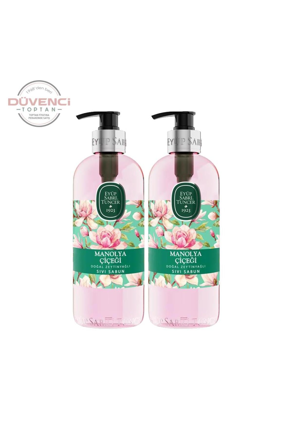 Doğal Zeytinyağlı Sıvı Sabun Manolya Çiçeği 500 ML x 2 Adet