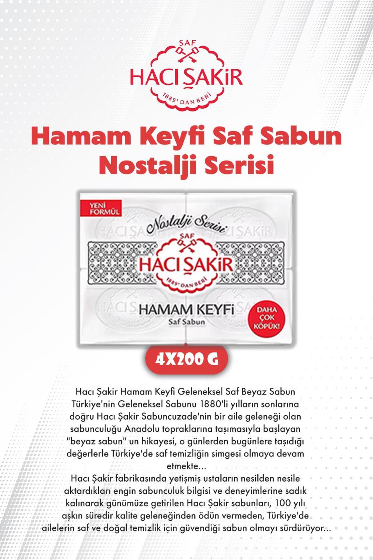 11 AL 9 ÖDE (4X200) gr Nostalji Serisi Hamam Keyfi Saf Sabun ve ROSIE