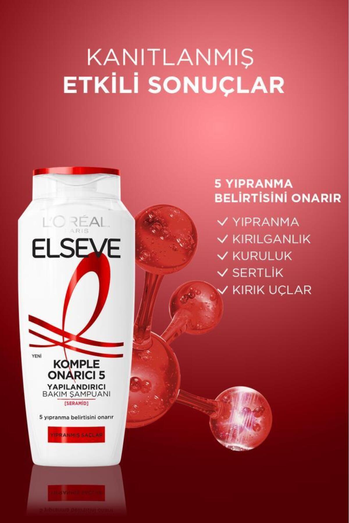 5'li 400ml Komple Onarıcı 5 Yapılandırıcı Bakım Şampuan Seti
