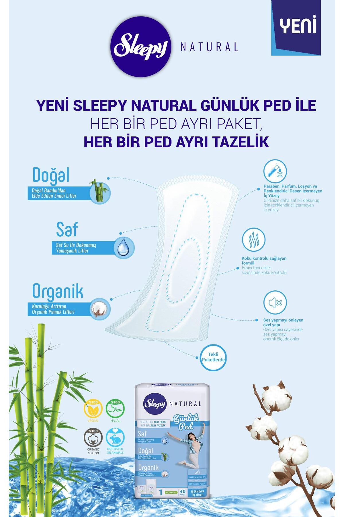 12 AL 10 ÖDE 80'li Natural Günlük Ped Normal ve ROSIE oda kokusu