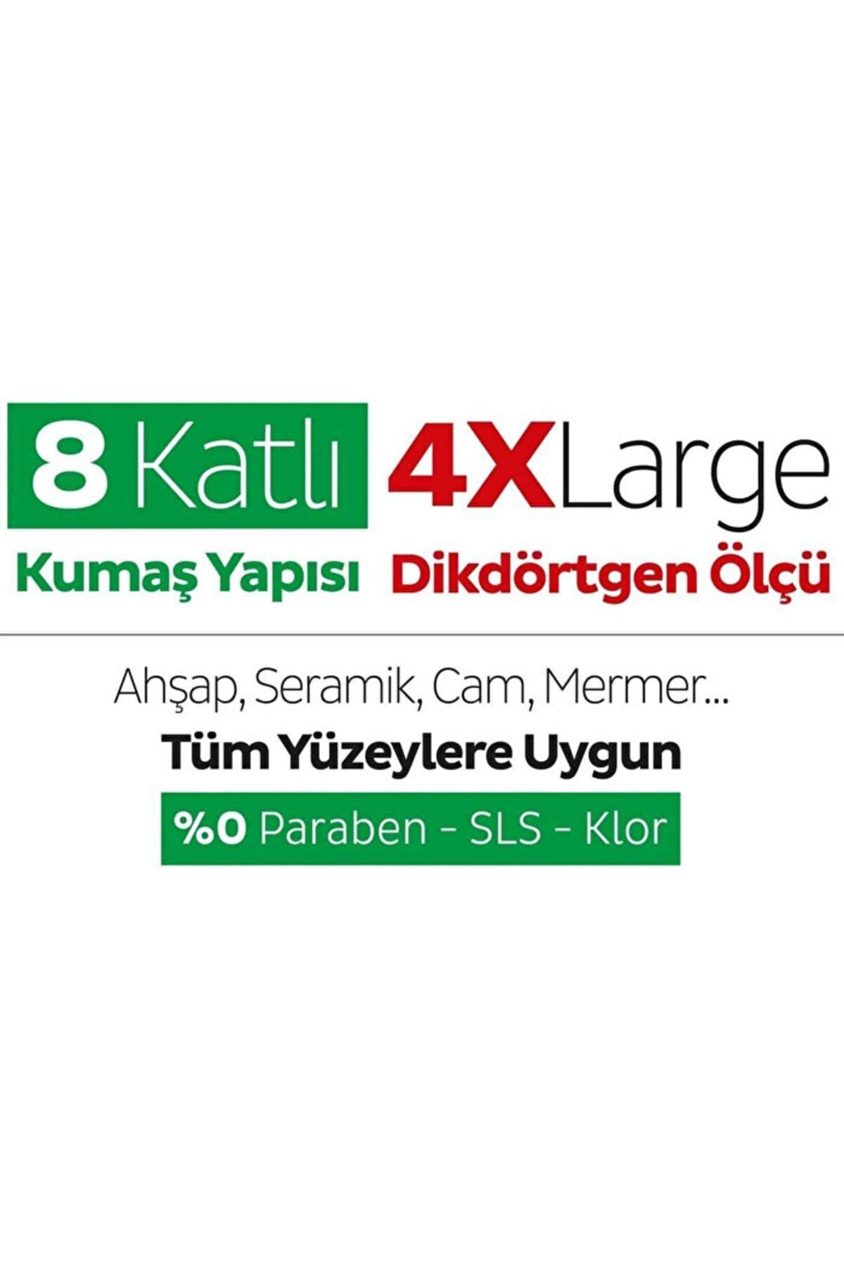 - Yer Temizlik Havlusu Mop Uyumlu - - 50'li
