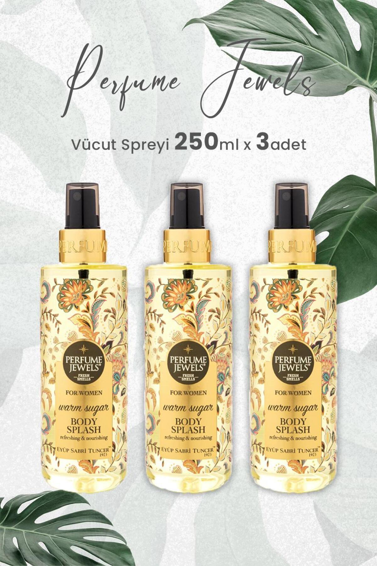 Pj Body Splash Warm Sugar 250 ml x 3 Adet