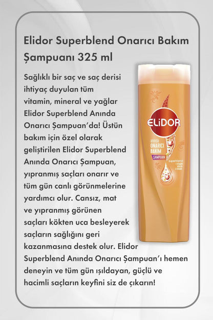 Natural Günlük Ped Normal 40 Adet X 8 ve Hediye Elidor 325 ml