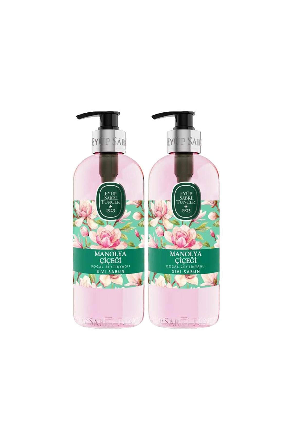 Doğal Zeytinyağlı Sıvı Sabun Manolya Çiçeği 500 ML x 2 Adet