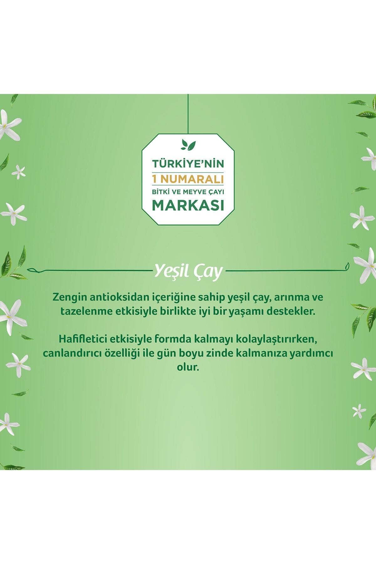 Yeşil Çay Yaseminli 20'li Poşet x 3 adet