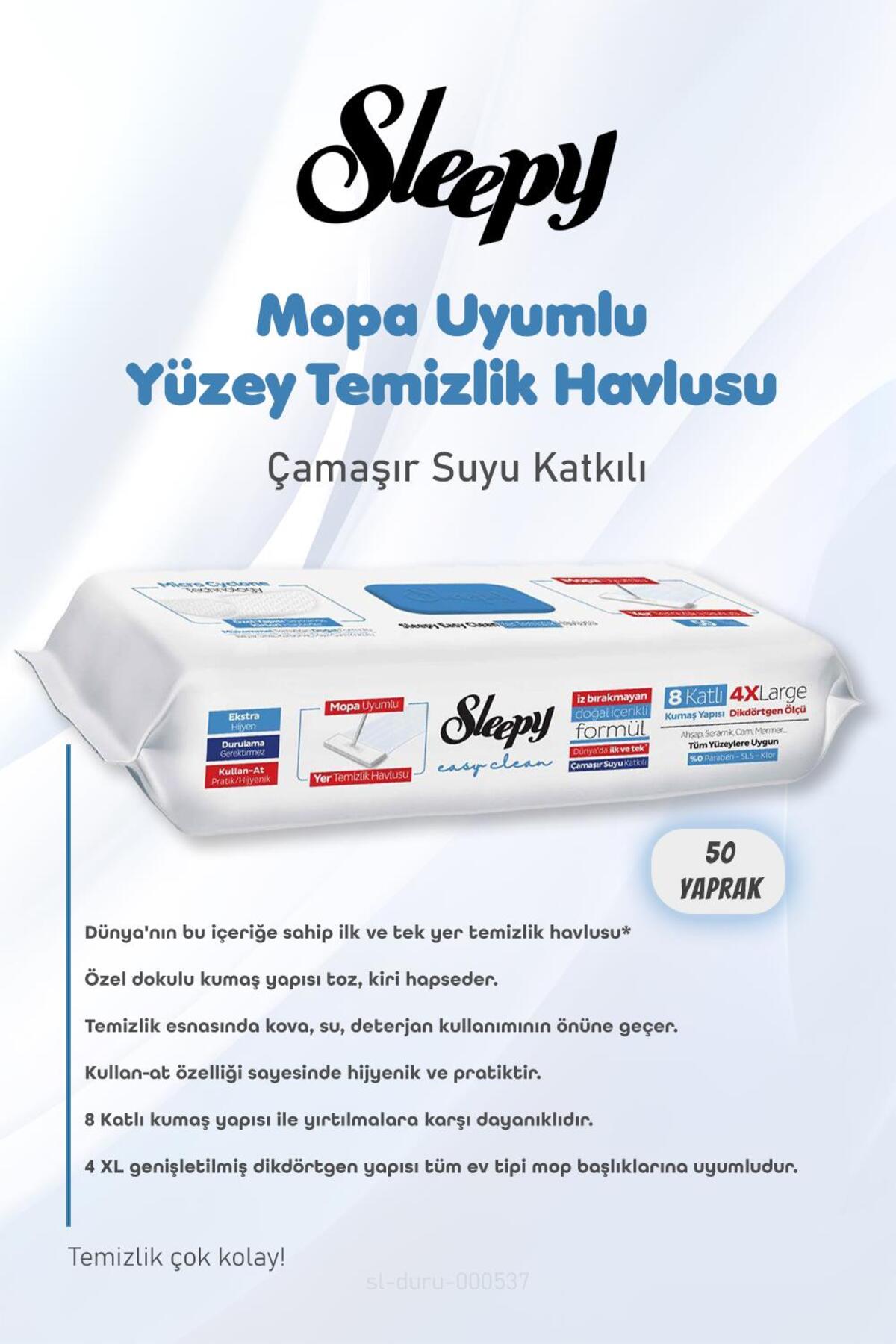 Yüzey Temizlik Havlusu 8 Katlı 4 X Large 300 Yaprak ve Pamuk