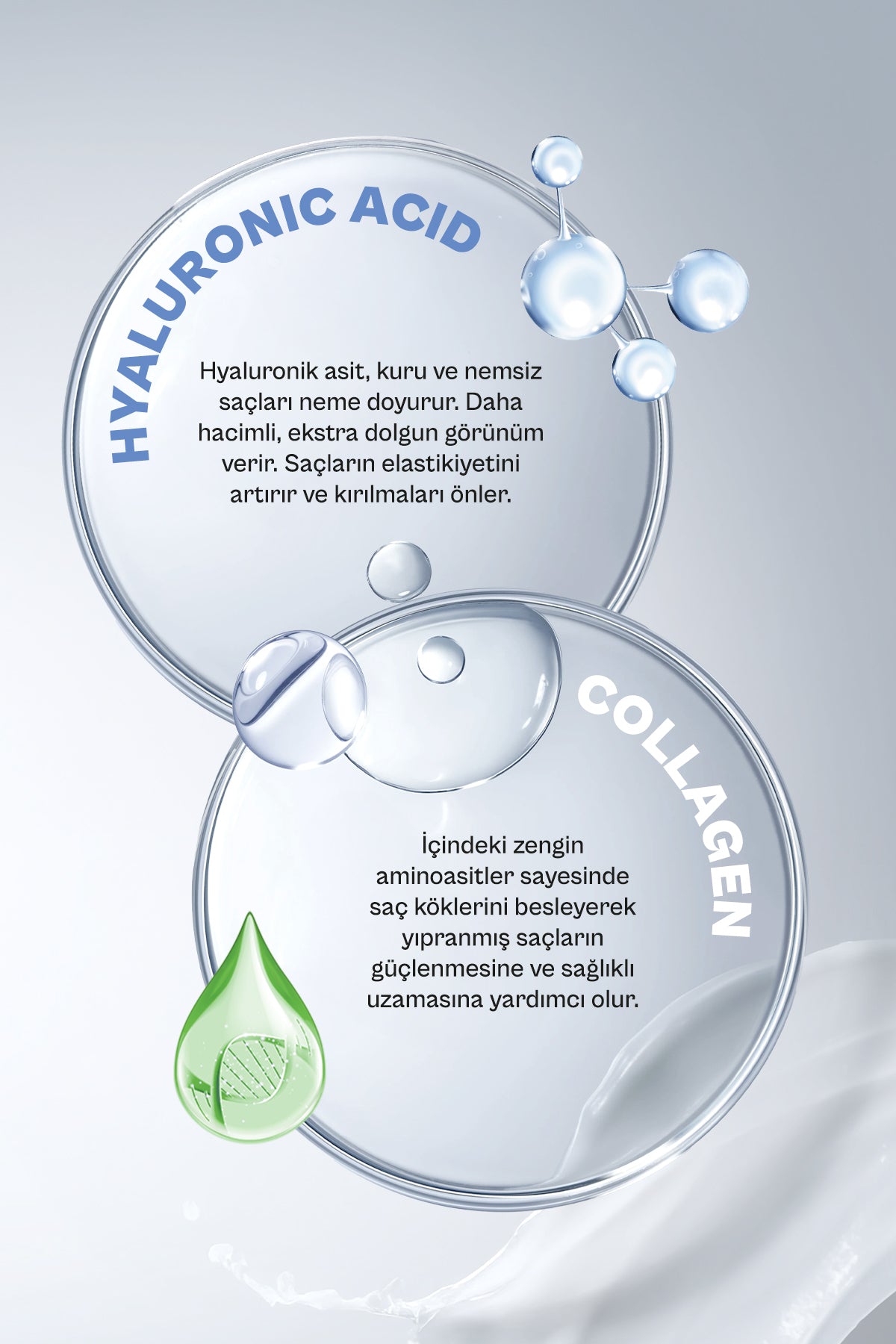 Hyaluronic & Collagen Hacim Veren Yoğun Gece Saç Bakım Maskesi-230ml-vegan -Ekstra Dolgunlaştırıcı