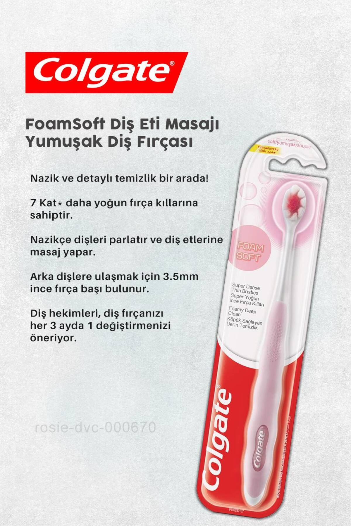 Kafein Kullananlar İçin 125 ml Diş Macunu, FoamSoft Diş Eti Diş Fırçası ve ROSIE