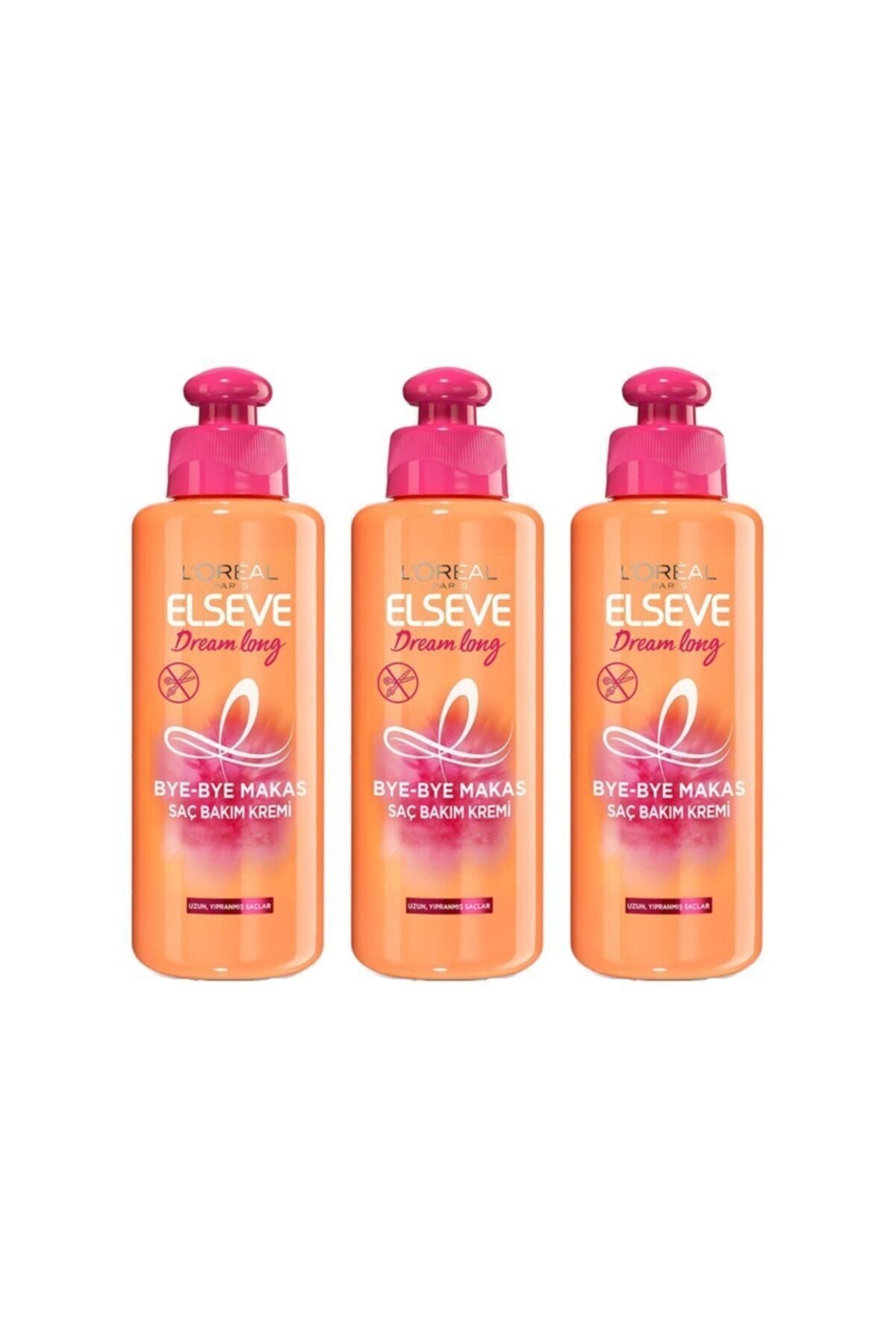 Loreal Paris Dream Long Saç Bakım Kremi 200 ml 3 Adet