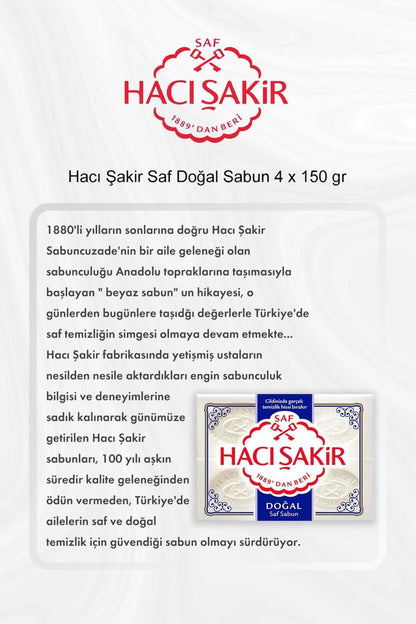 Saf Doğal Sabun 4 x 150 gr 5 Al 4 Öde ve Rosie Pamuk