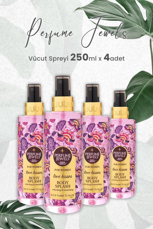 Pj Body Splash Love Kisses 250 ml x 4 Adet