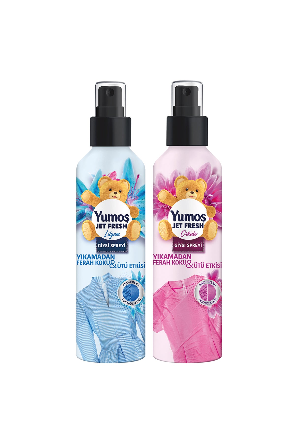 Jet Fresh Giysi Spreyi Lilyum 200 ml 1 Adet Jet Fresh Giysi Spreyi Orkide 200 ml