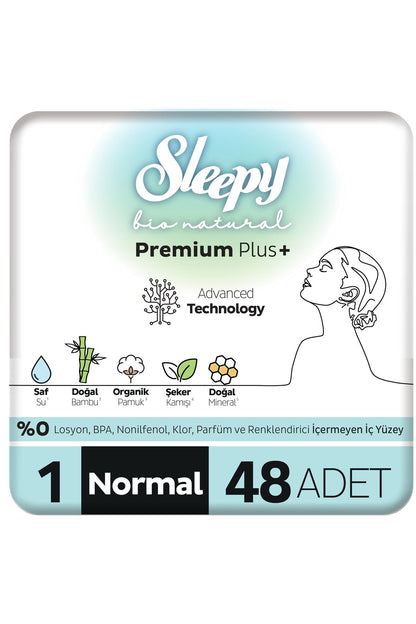 Bio Natural Premium Plus Hijyenik Ped Normal 48 Adet Ped
