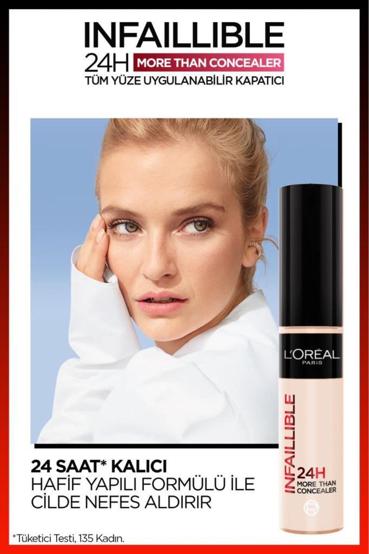 L'Oréal Paris Infaillible 24H Tüm Yüze Uygulanabilir Kapatıcı - 326 Vanilla