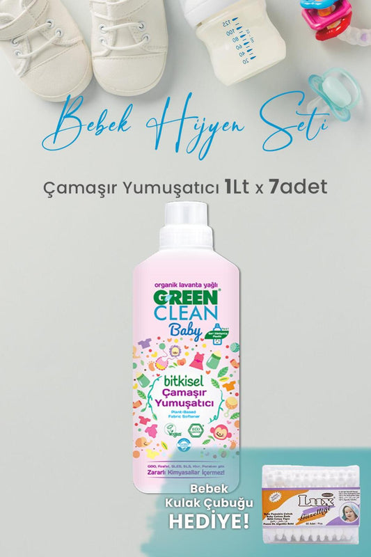 U Baby Çamaşır Yumuşatıcı 1 L x 7 Adet ve Hediyeli