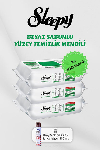 300 Adet Easy Clean Havlu, Mobilya Cilası Hediyeli