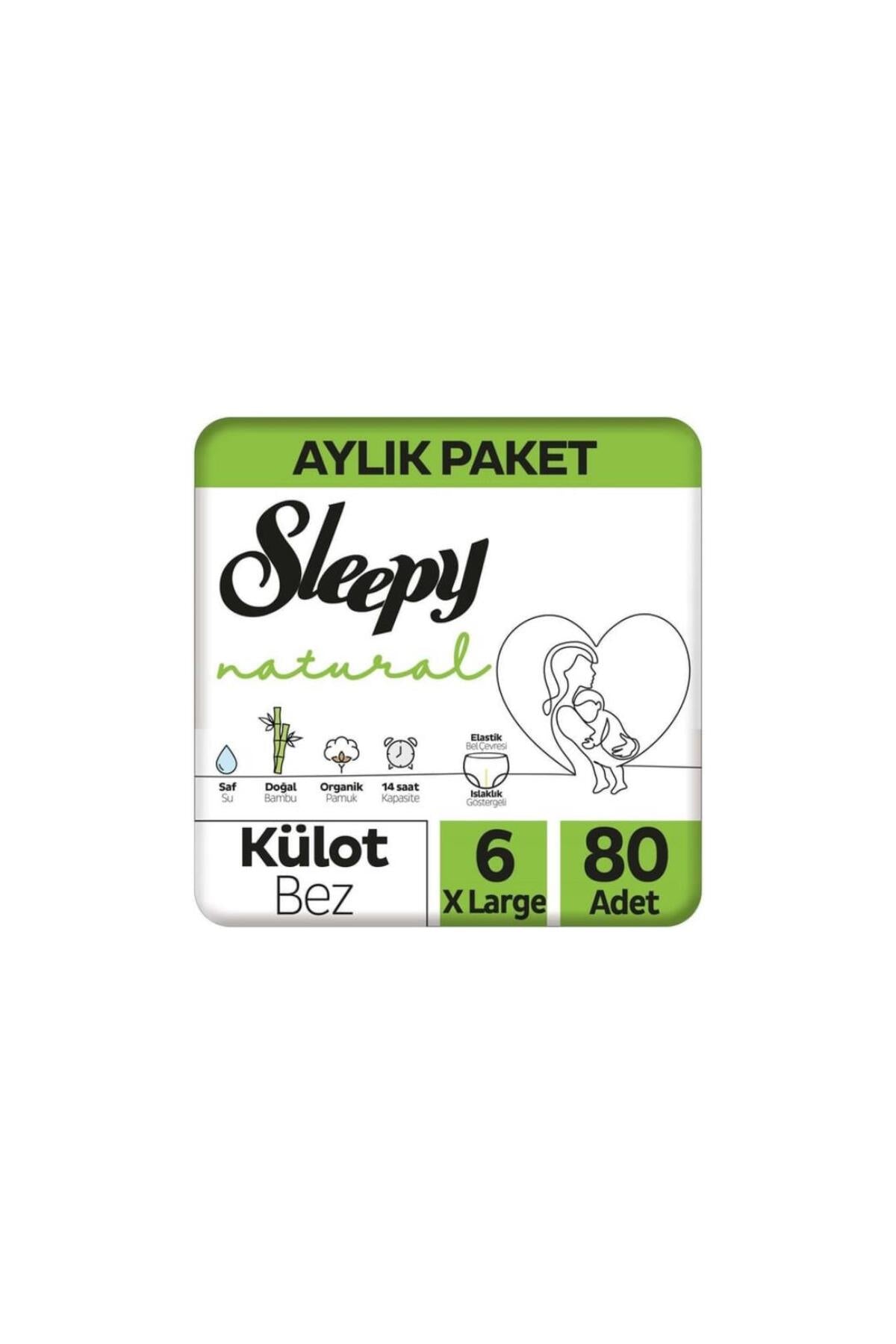 Natural Külot Bez 6 Numara XLarge 80 Adet