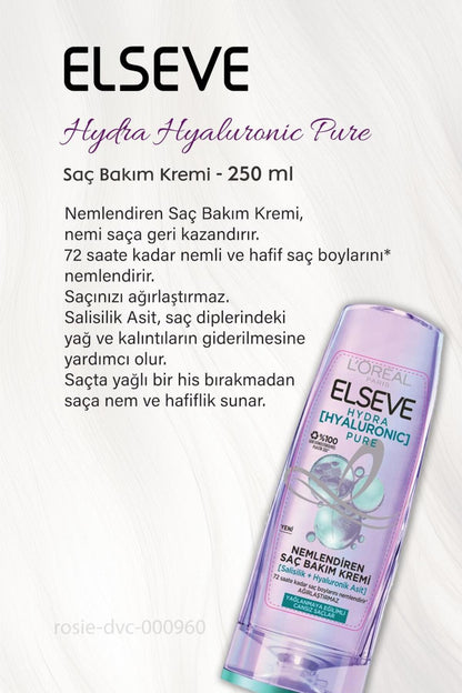 6 AL 5 ÖDE Hydra Hyaluronic Pure Saç Bakım Kremi 250 ml ve ROSIE