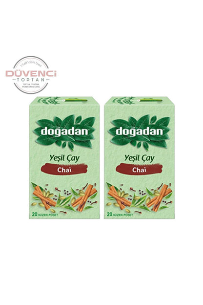 Yeşil Çay Chai Poşet Bardak Çay x 2 adet
