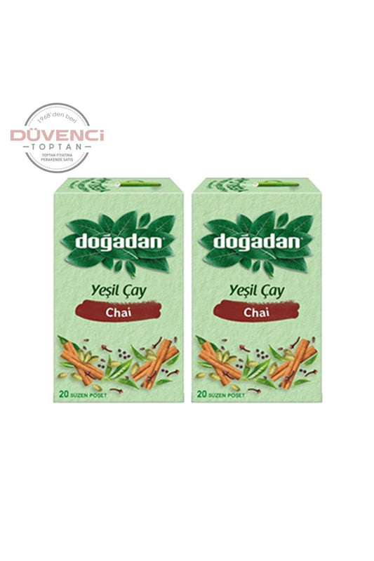 Yeşil Çay Chai Poşet Bardak Çay x 2 adet