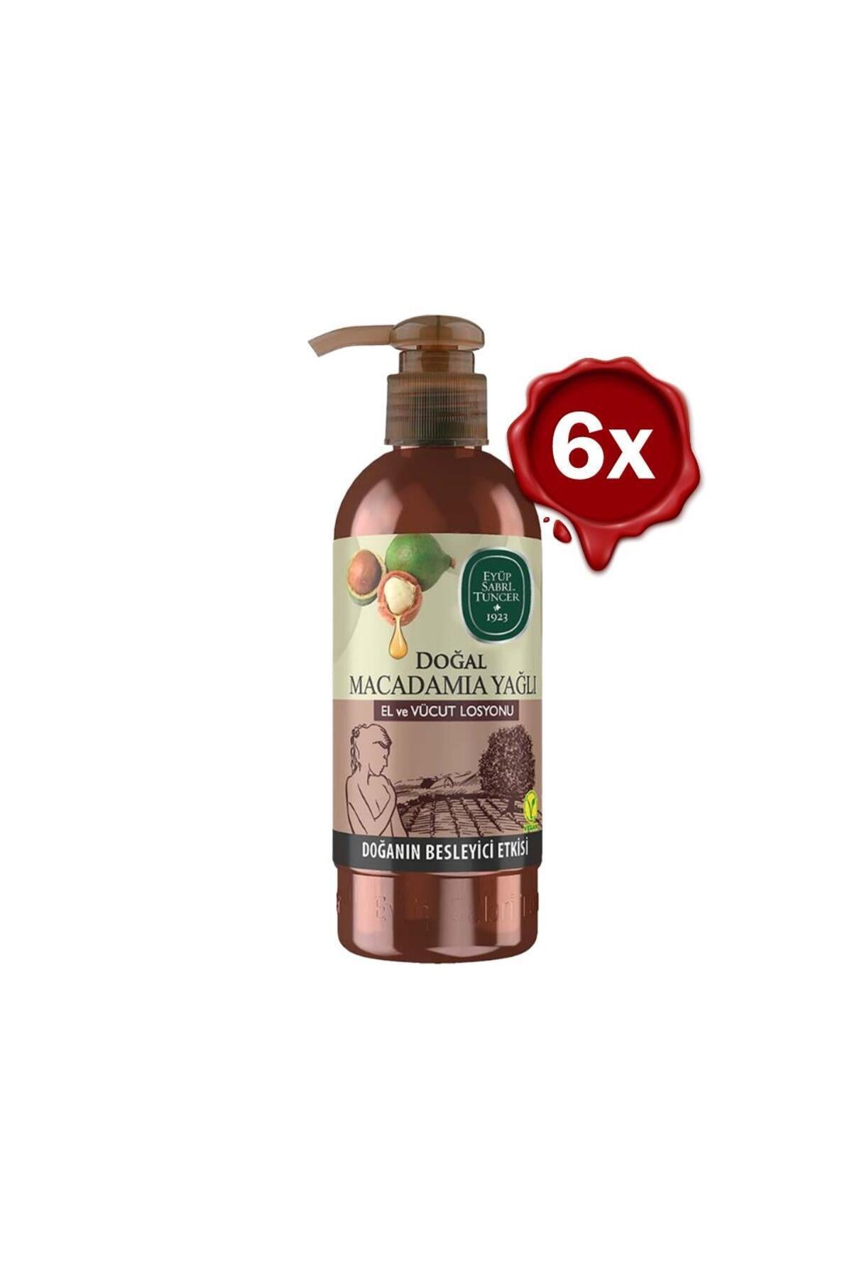 Doğal Macadamia Yağlı El ve Vücut Losyonu 250 ml x 6