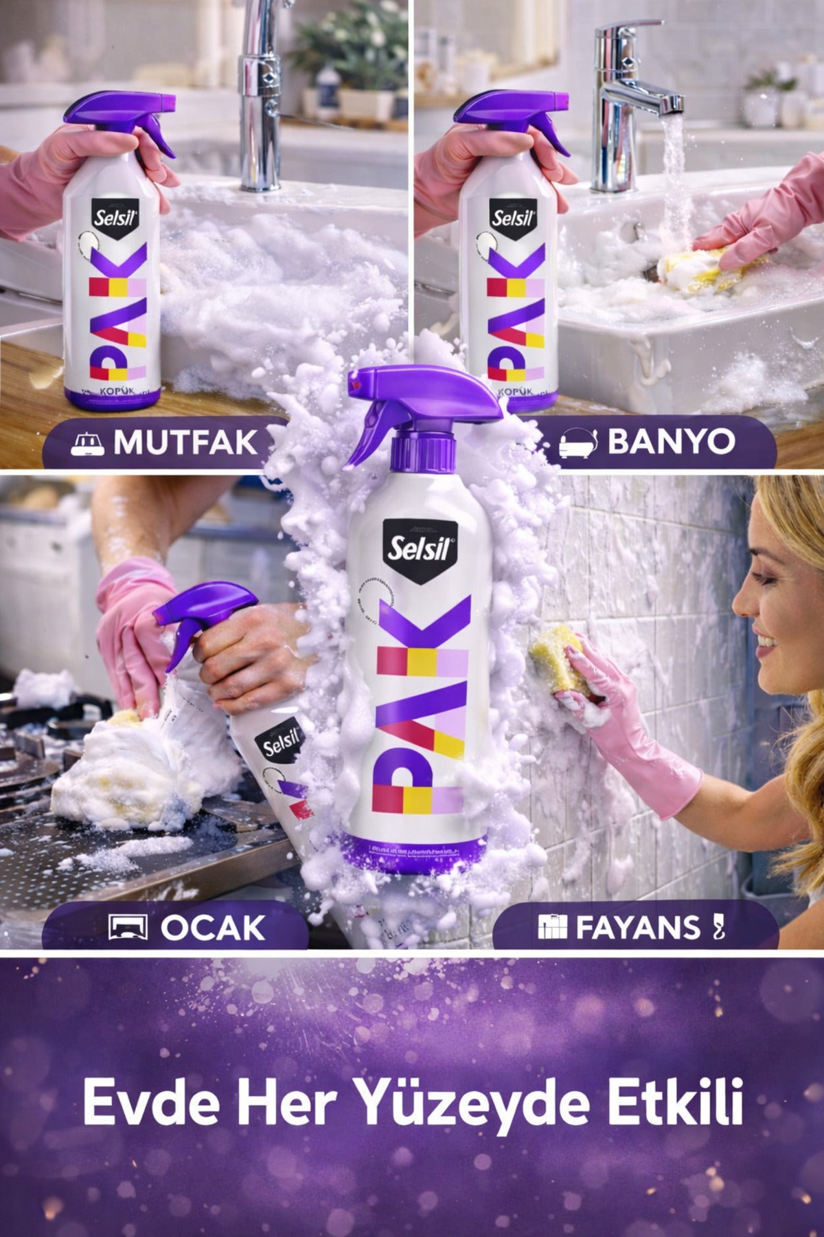Pak Köpük 500ml + Krem 500gr