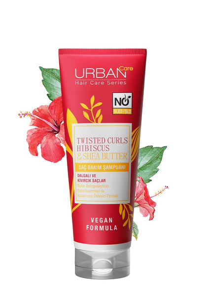 Hibiscus & Shea Butter Kıvırcık ve Dalgalı Saçlara Özel Şampuan 3x250ml-sülfatsız-vegan