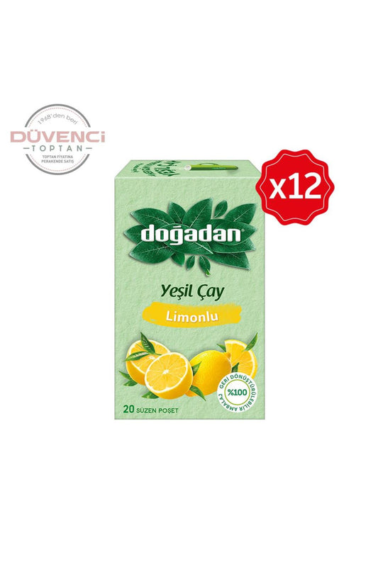 Yeşil Çay Limonlu 20'li x 12 Adet