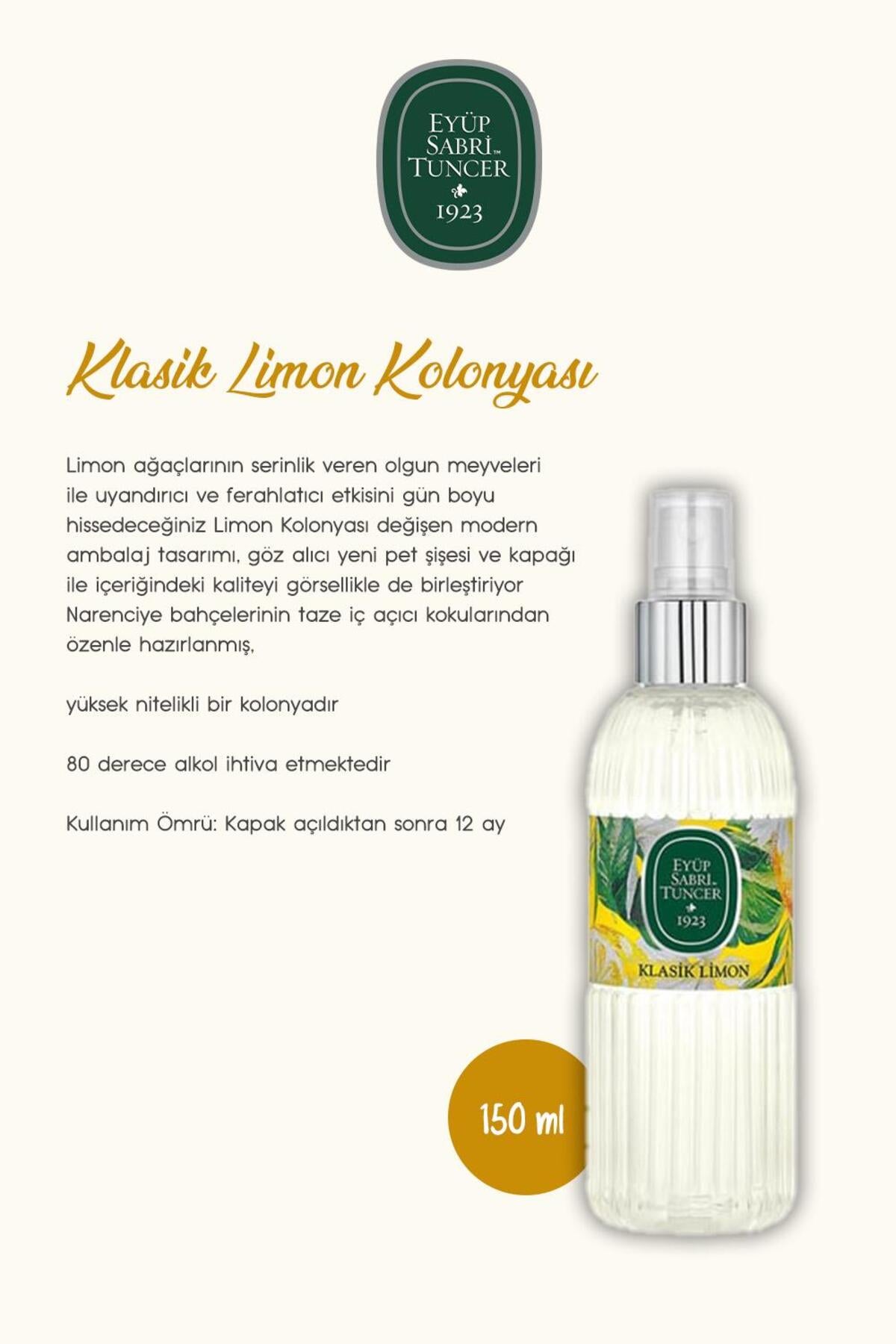 Çeşme Limonu 3'lü Sabun ve 150 ml Kolonya Rosie Hediye